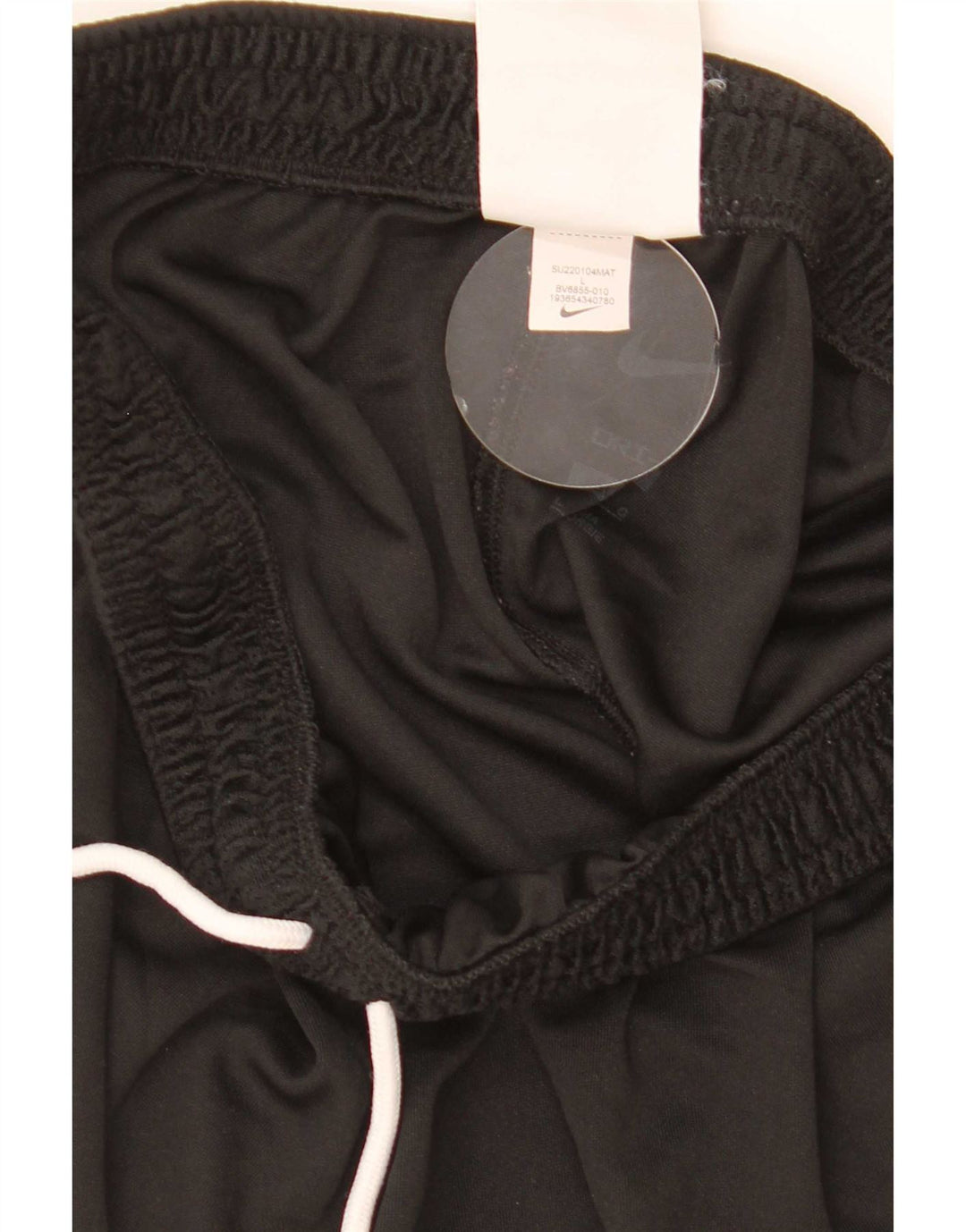 Pantaloncini sportivi Nike Dri Fit da uomo, grandi, in poliestere nero