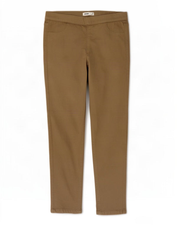 Jeans Jeggings da donna Marks & Spencer UK 10 Small W30 L26 Cotone beige