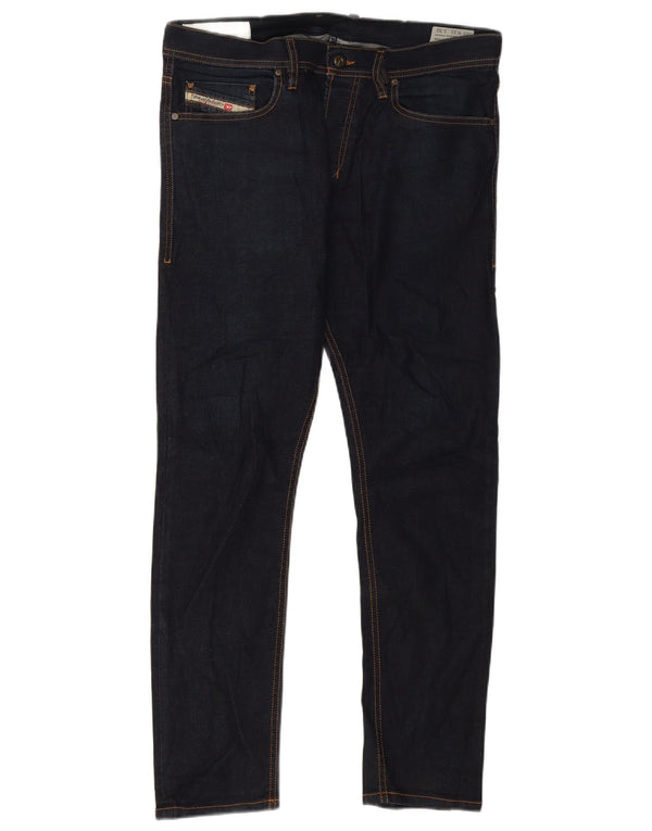 Jeans slim da donna Diesel Tepphar Carrot W31 L29 cotone blu navy