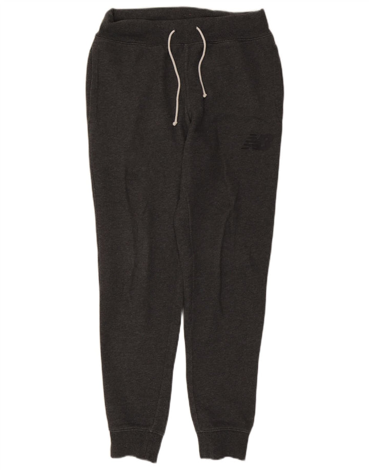 Pantaloni da tuta da uomo New Balance Joggers in cotone grigio medio