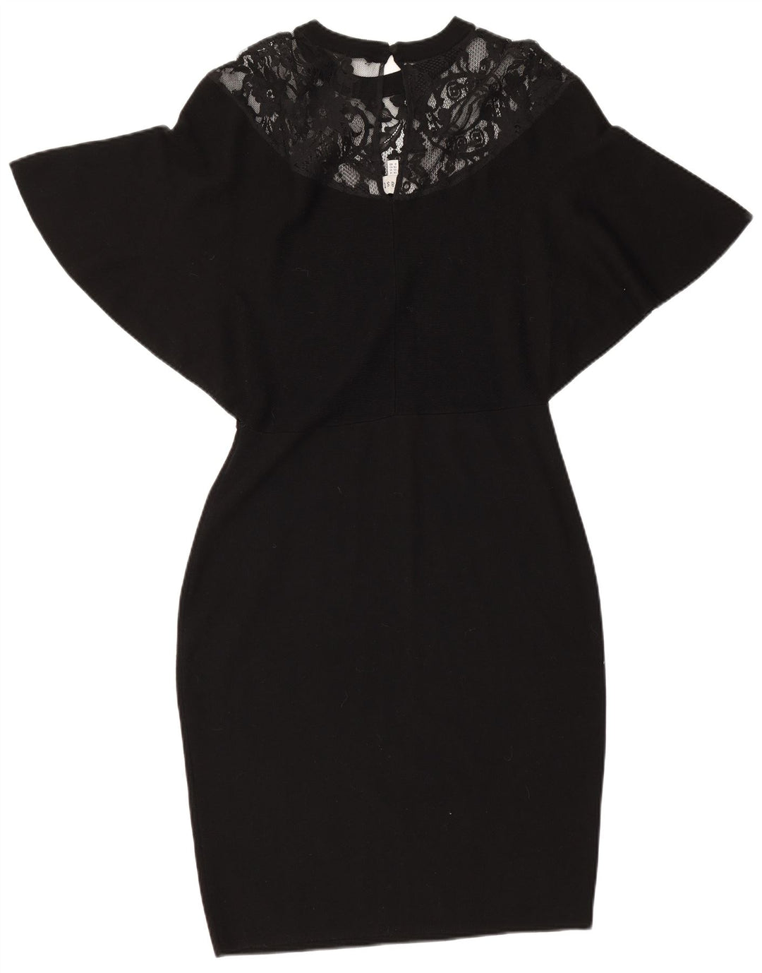 Abito aderente a pipistrello da donna Coast UK 14 grande viscosa nera