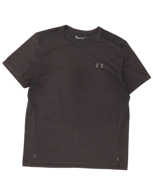 T-shirt da uomo Under Armour grande nera