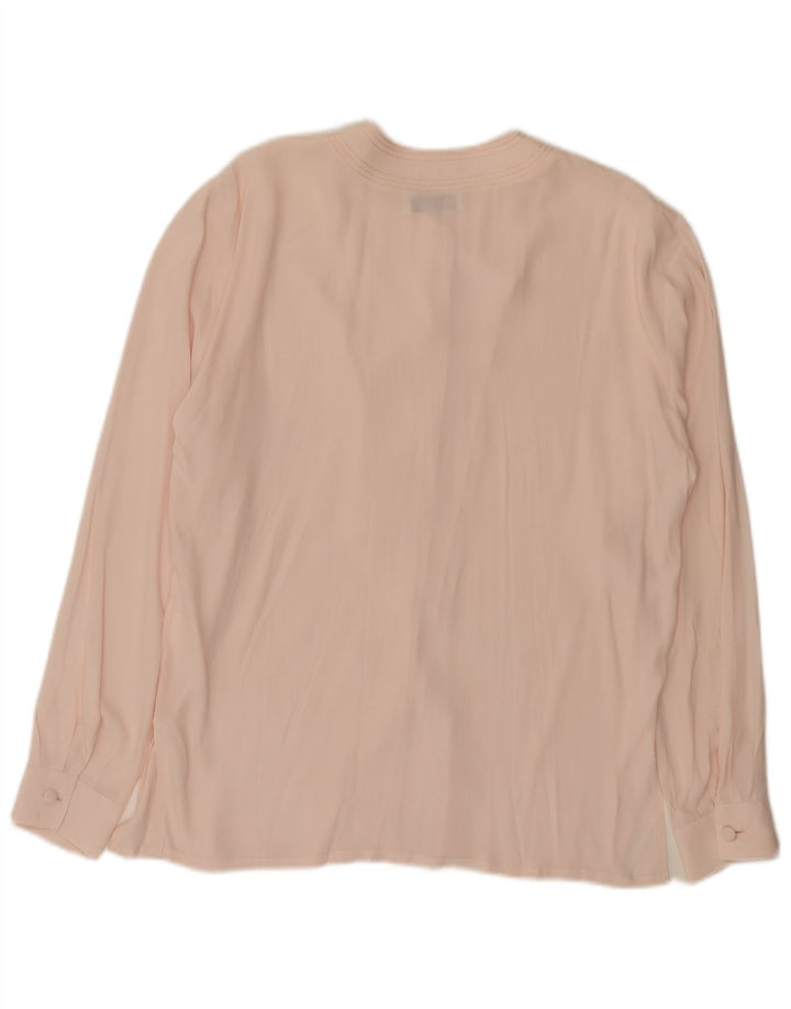 Camicetta camicia vintage da donna IT 42 Acetato rosa medio