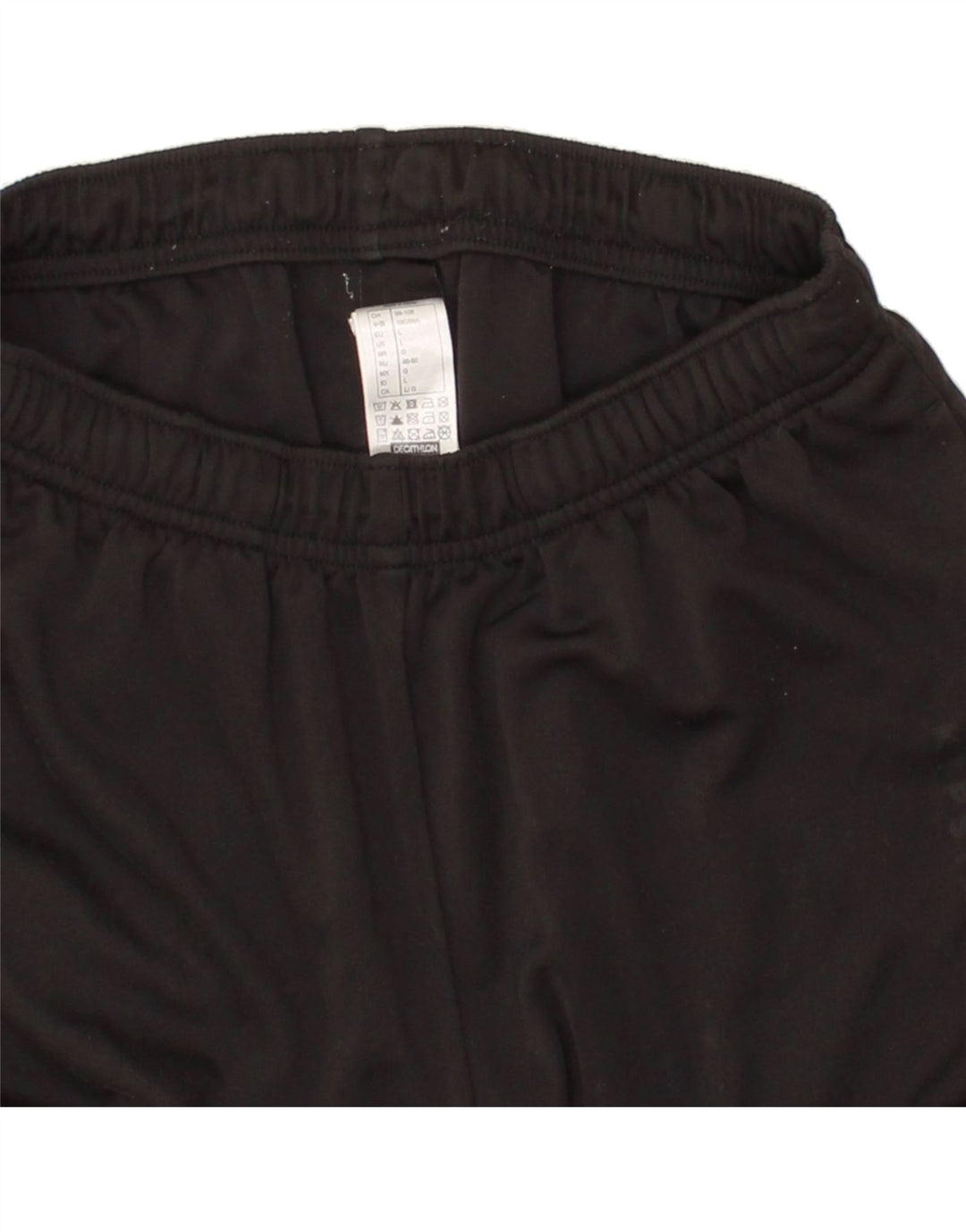 DECATHLON Mens Tracksuit Trousers Large Black Polyester Vintage Decathlon and Second-Hand Decathlon from Messina Hembry 