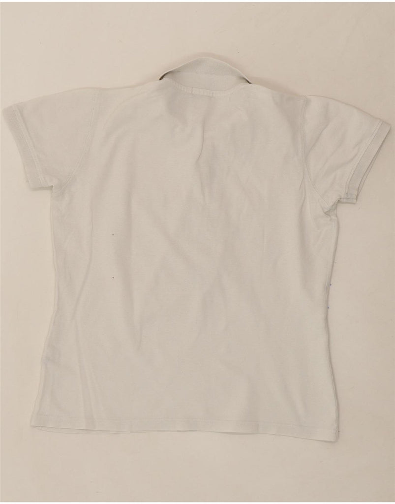 AVIREX Womens Polo Shirt UK 14 Large White Cotton Vintage Avirex and Second-Hand Avirex from Messina Hembry 