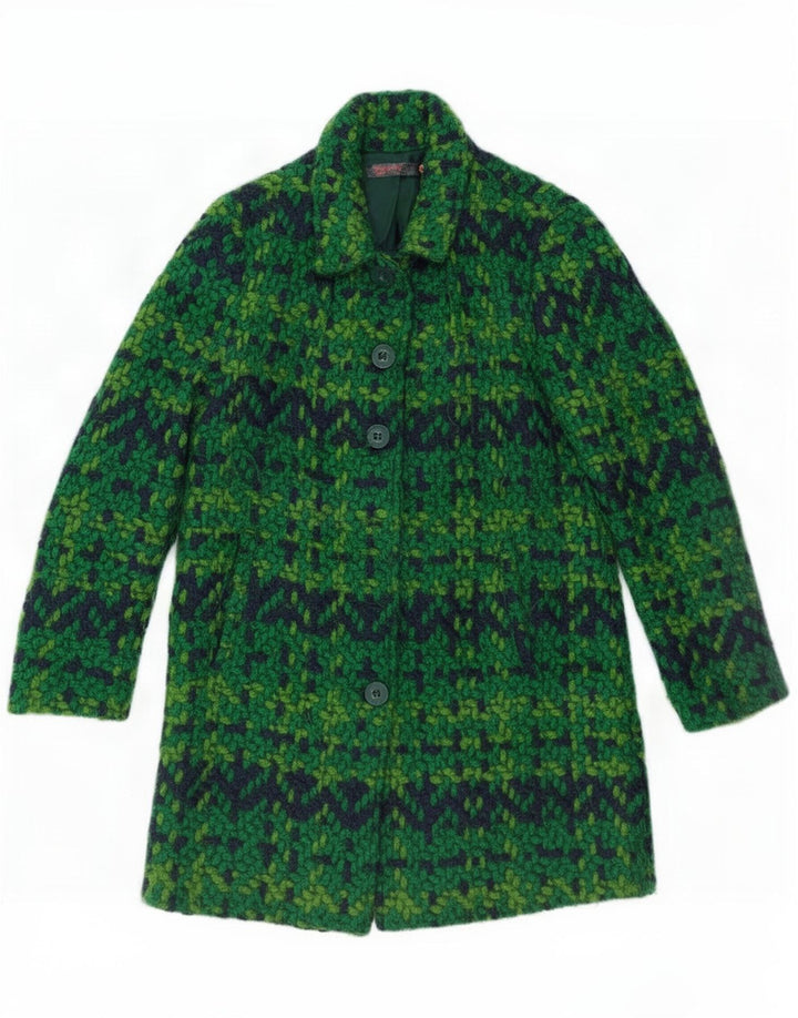 Cappotto da donna Desigual EU 44 XL Poliestere geometrico verde