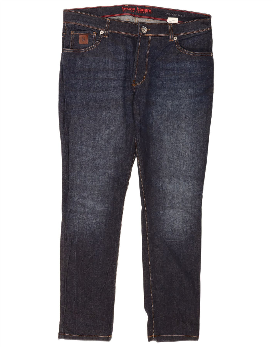 Jeans slim da uomo Bruno Banani W36 L32 cotone blu navy