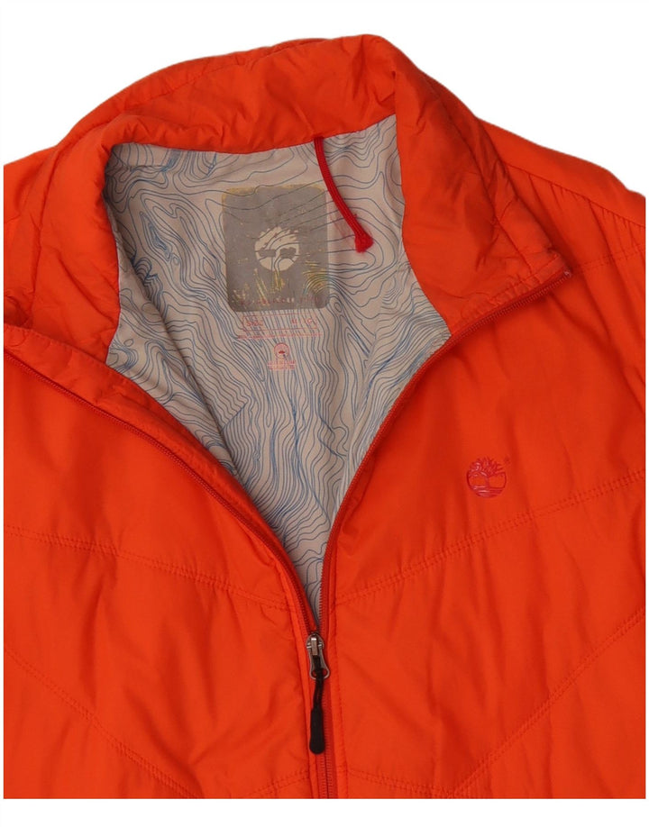 Giacca imbottita da uomo TIMBERLAND UK 42 XL nylon arancione