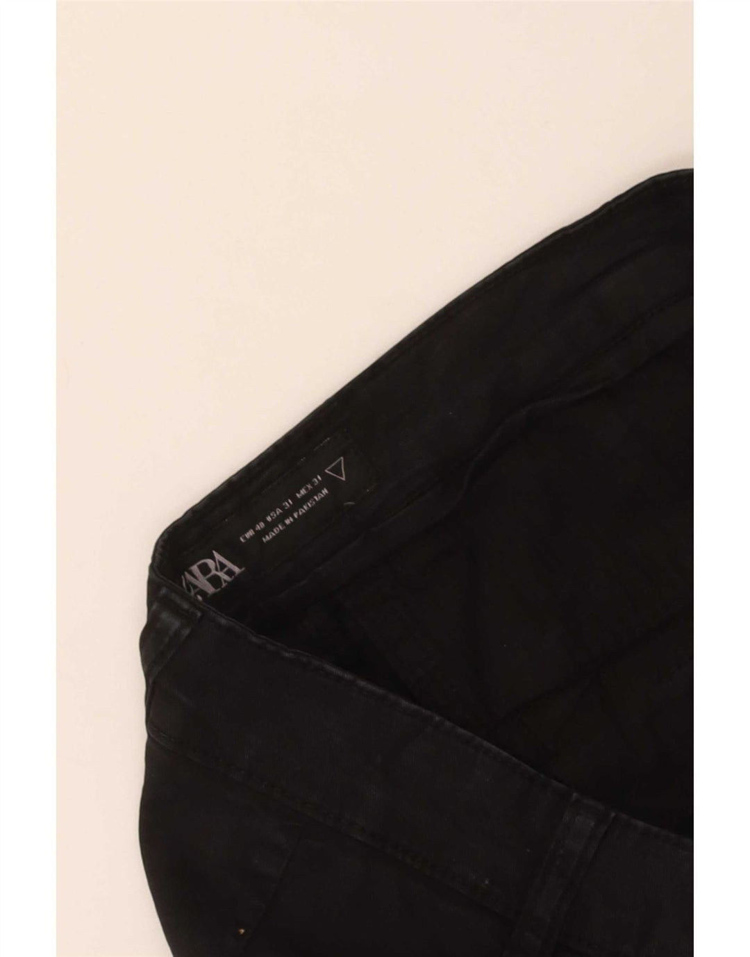 Pantaloni chino slim da uomo Zara EU 40 medi W31 L29 neri