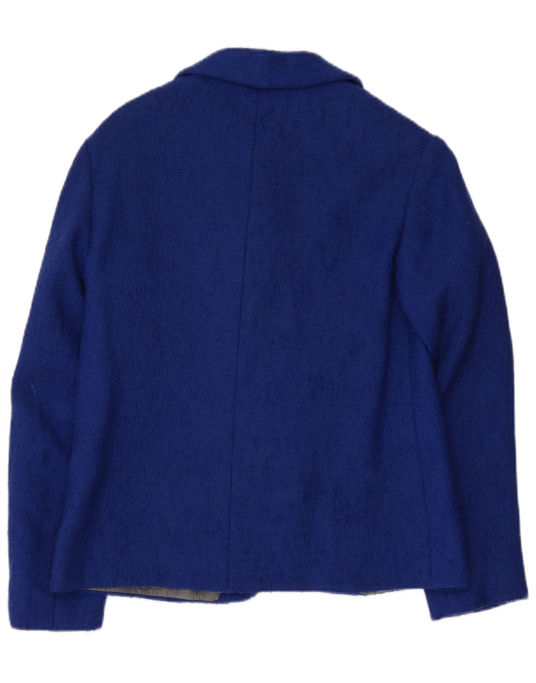 Giacca blazer da donna a 4 bottoni VINTAGE UK 12 blu medio