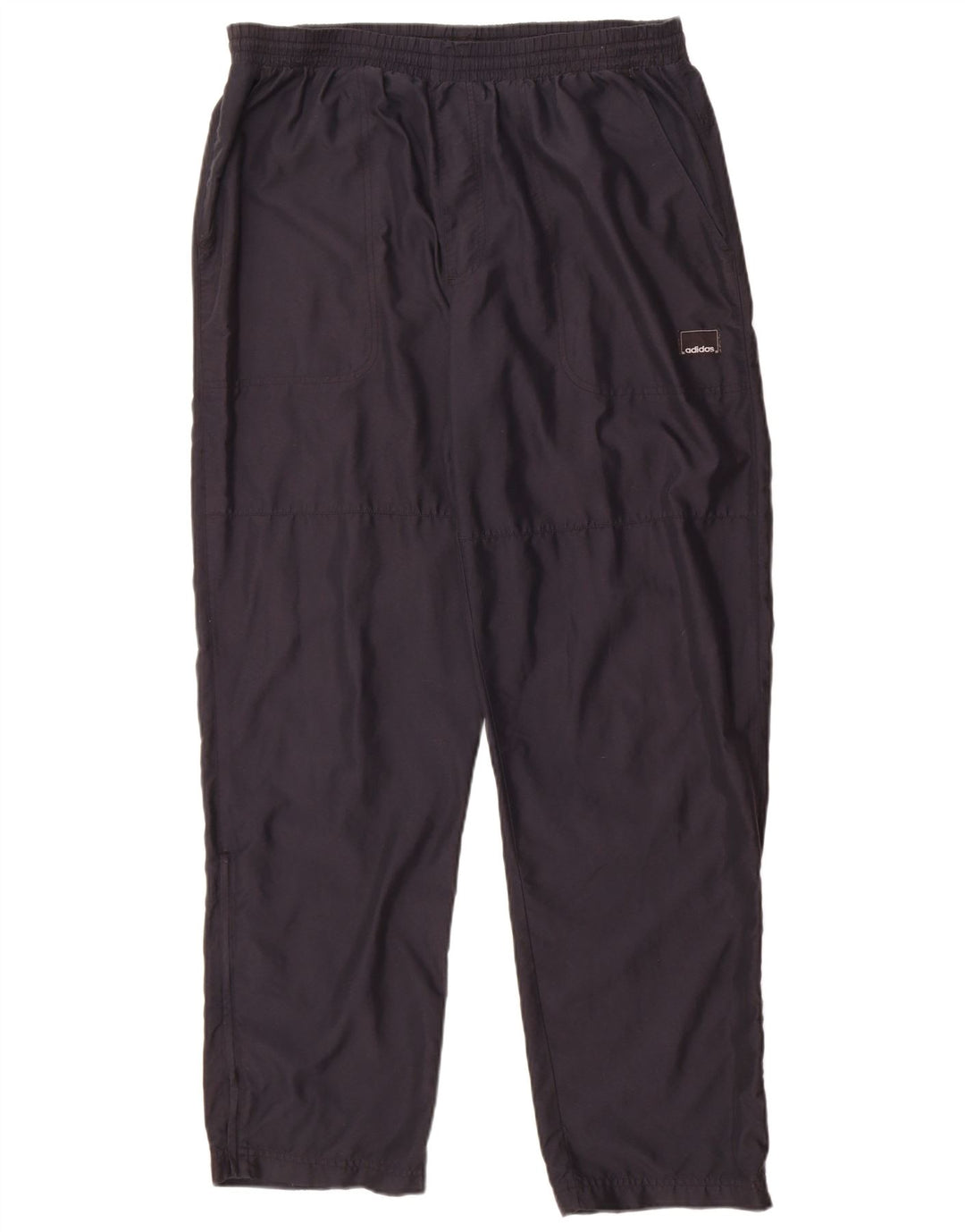 Pantaloni da tuta da uomo Adidas Large in poliestere blu navy