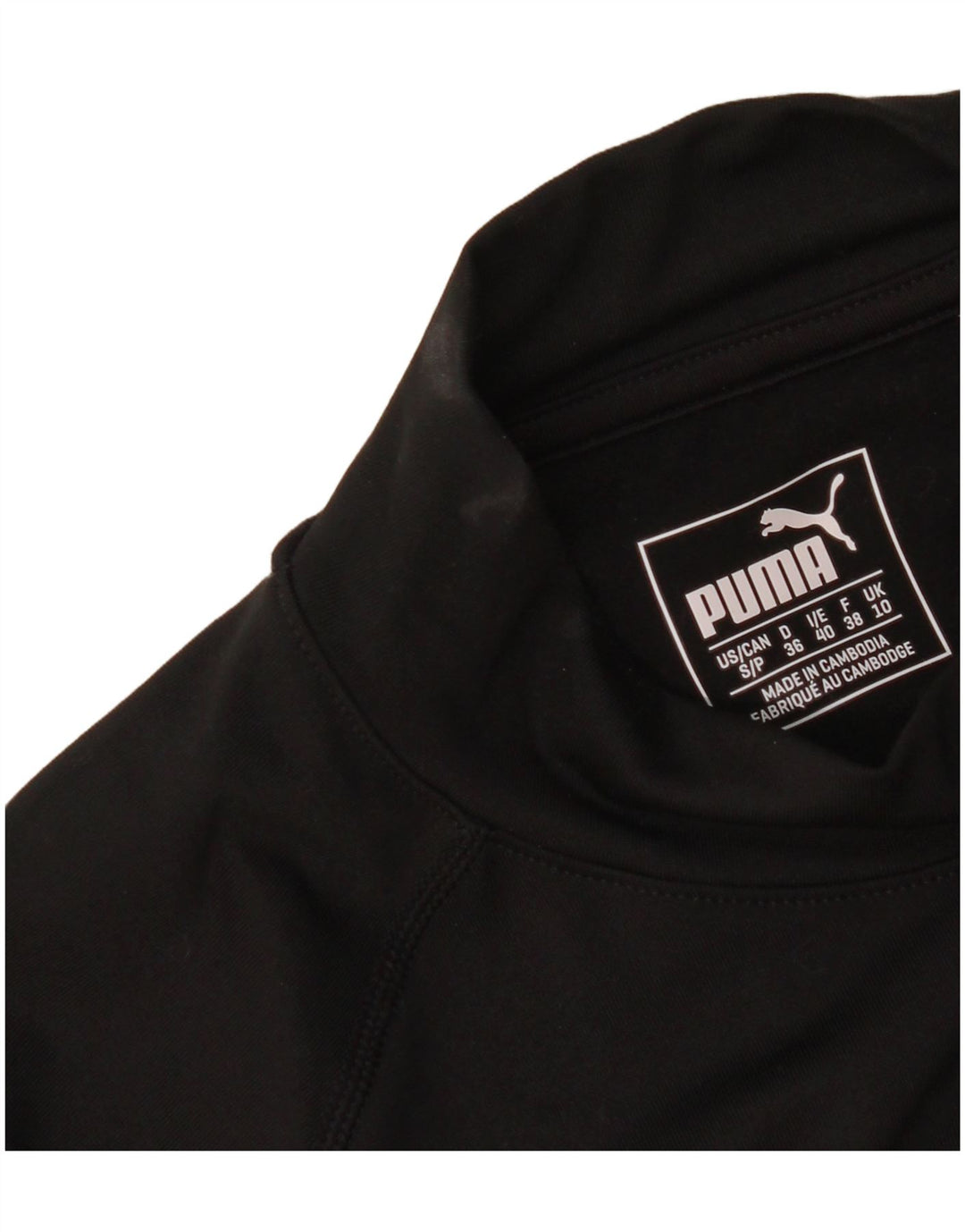 Maglia a maniche lunghe da donna Puma UK 10 Small Nera