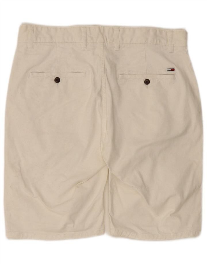 Pantaloncini chino da uomo Tommy Hilfiger W34 grandi cotone bianco
