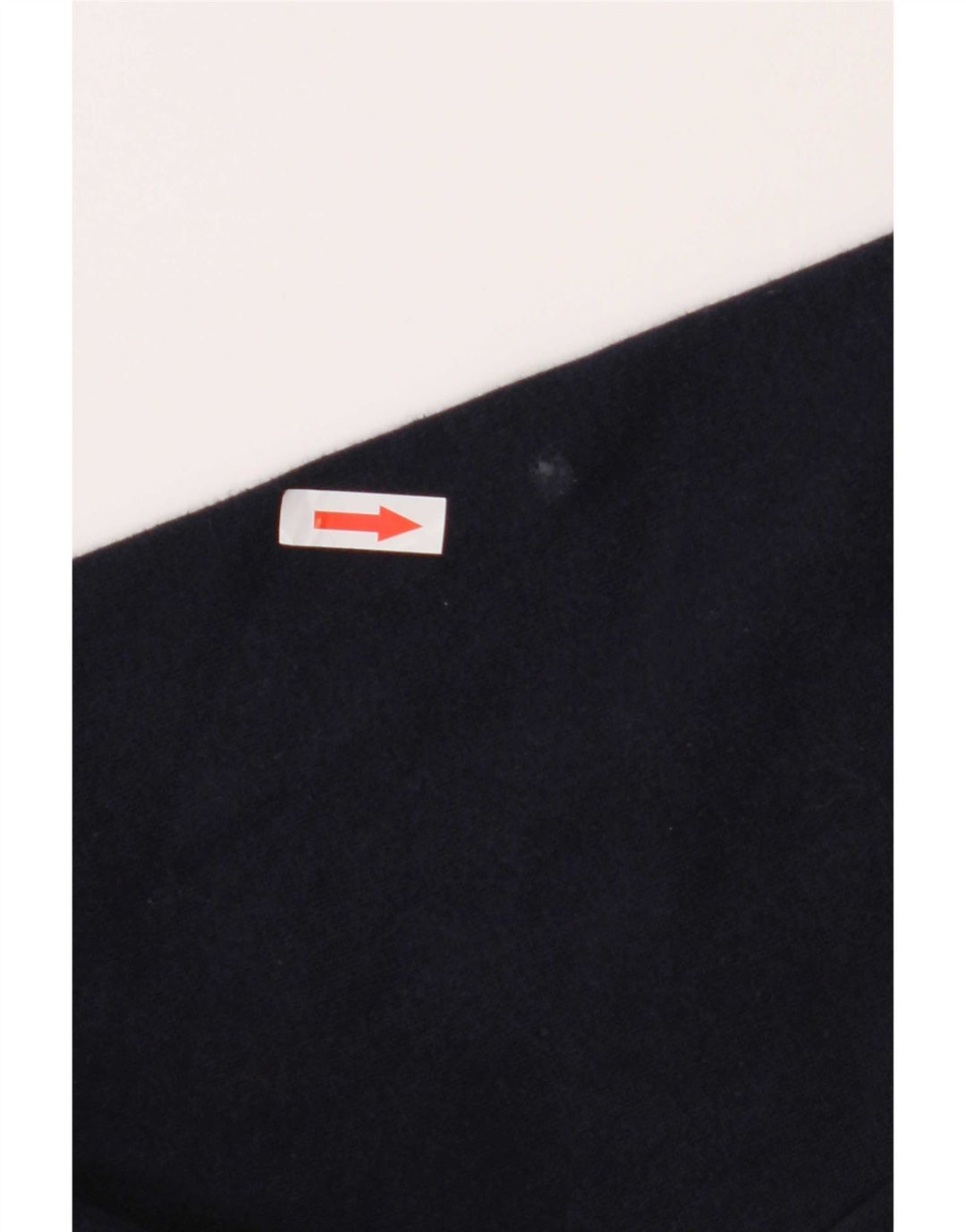 Maglione con cappuccio grafico da uomo Fila in cotone blu navy medio