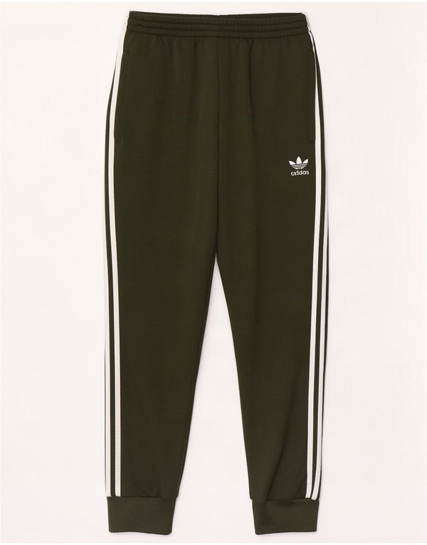 Pantaloni da tuta da uomo Adidas Joggers in poliestere verde medio