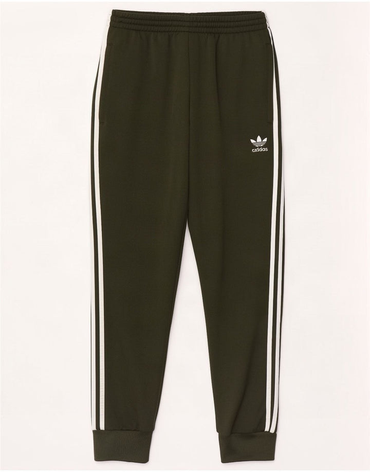 Pantaloni da tuta da uomo Adidas Joggers in poliestere verde medio