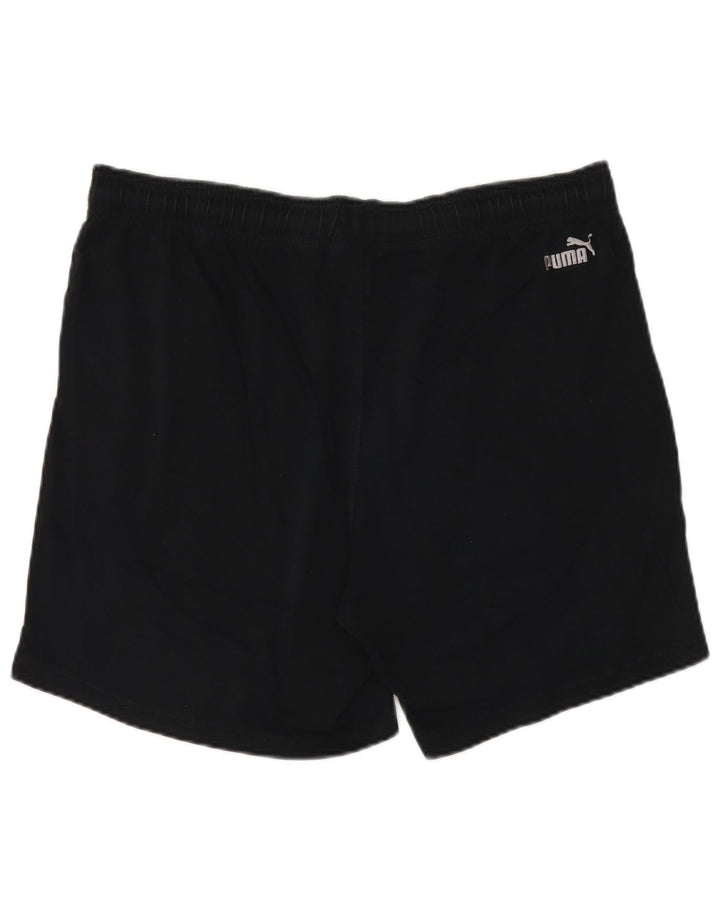 Pantaloncini sportivi grafici da uomo Puma XL poliestere nero