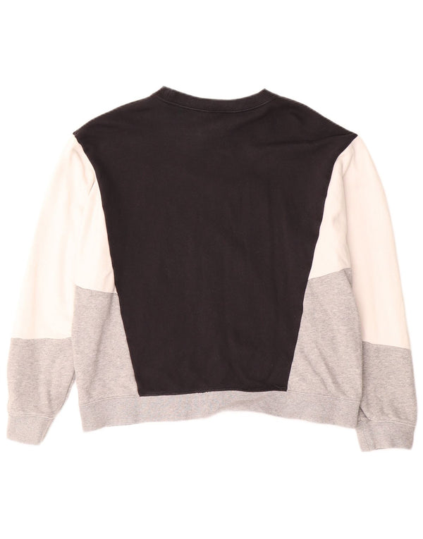 Felpa oversize da donna NIKE, maglione UK 16, grande, colore nero