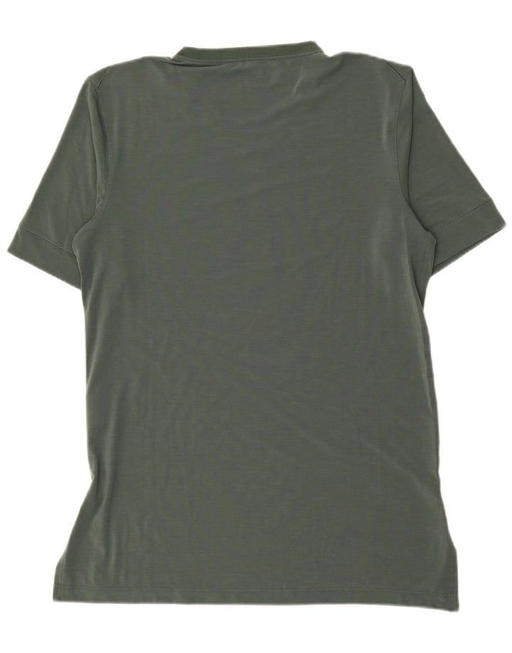 T-shirt Nike Dri Fit da uomo in poliestere verde medio