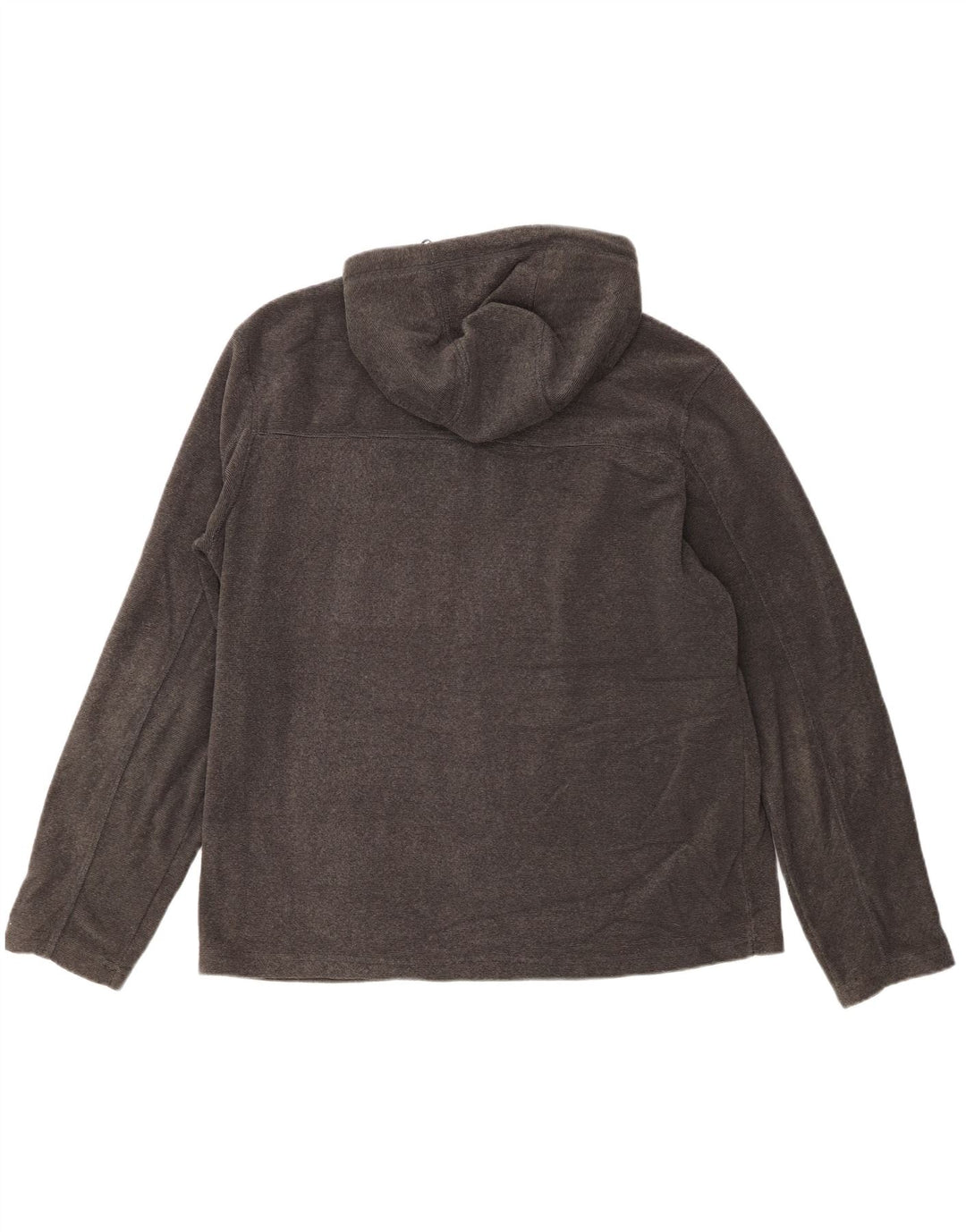 MOUNTAIN WAREHOUSE Maglione con cappuccio e zip da uomo grande poliestere grigio