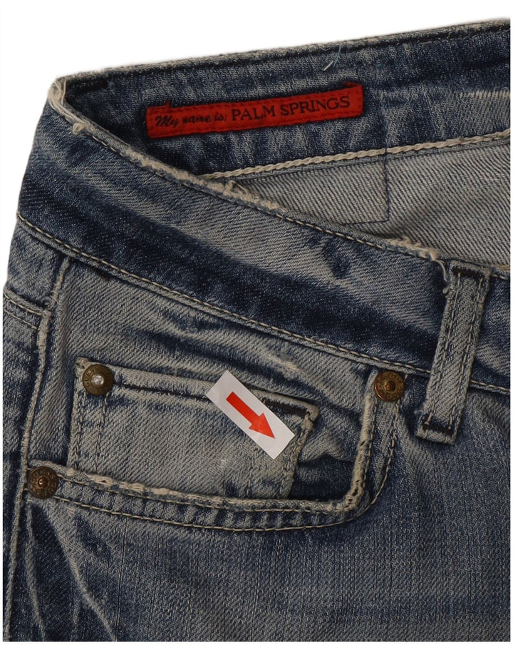 Jeans dritti da donna Guess W32 L27 cotone blu
