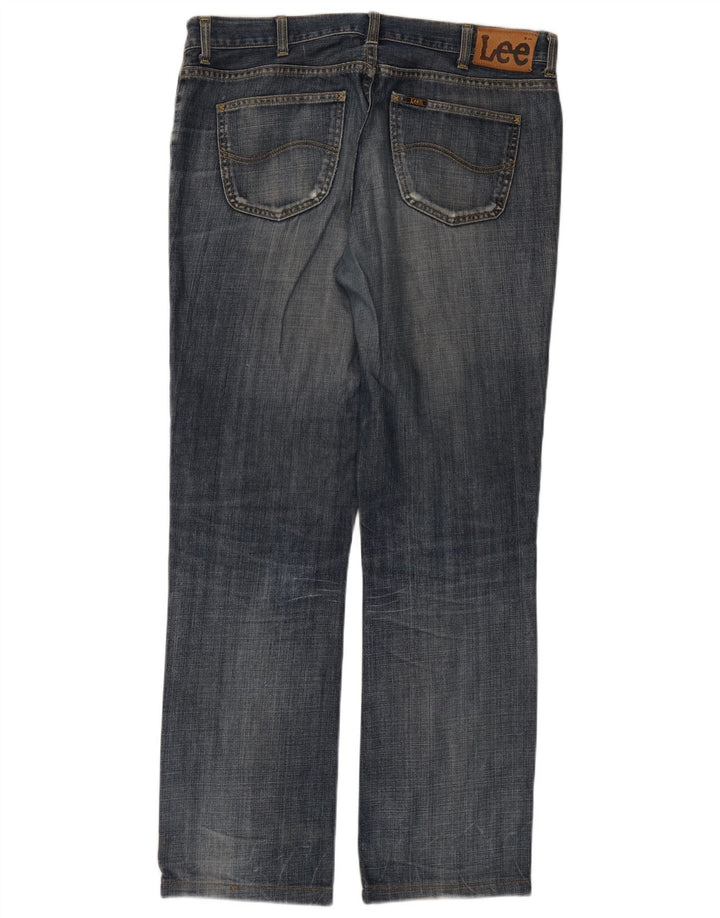 Jeans dritti da uomo Lee REED W38 L32 in cotone blu