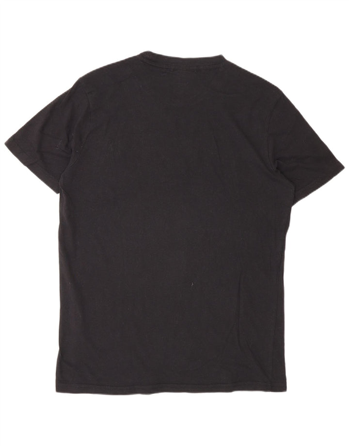 T-shirt grafica da uomo Champion Top in cotone nero medio