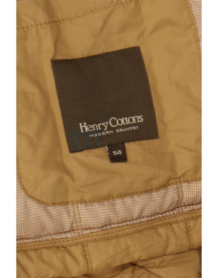 Giacca trapuntata da uomo Henry Cottons IT 54 2XL Beige