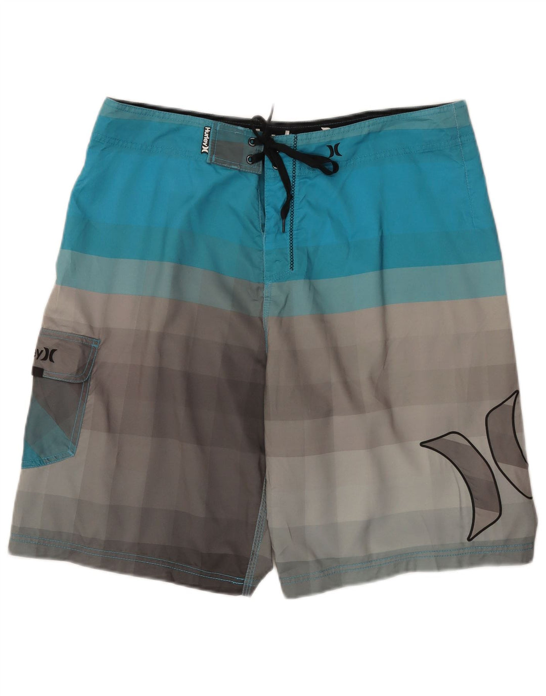 Pantaloncini da bagno grafici da uomo Hurley grandi color block multicolore