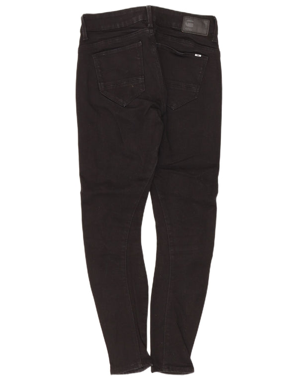 Jeans skinny corti da donna G-Star W25 L25 cotone nero