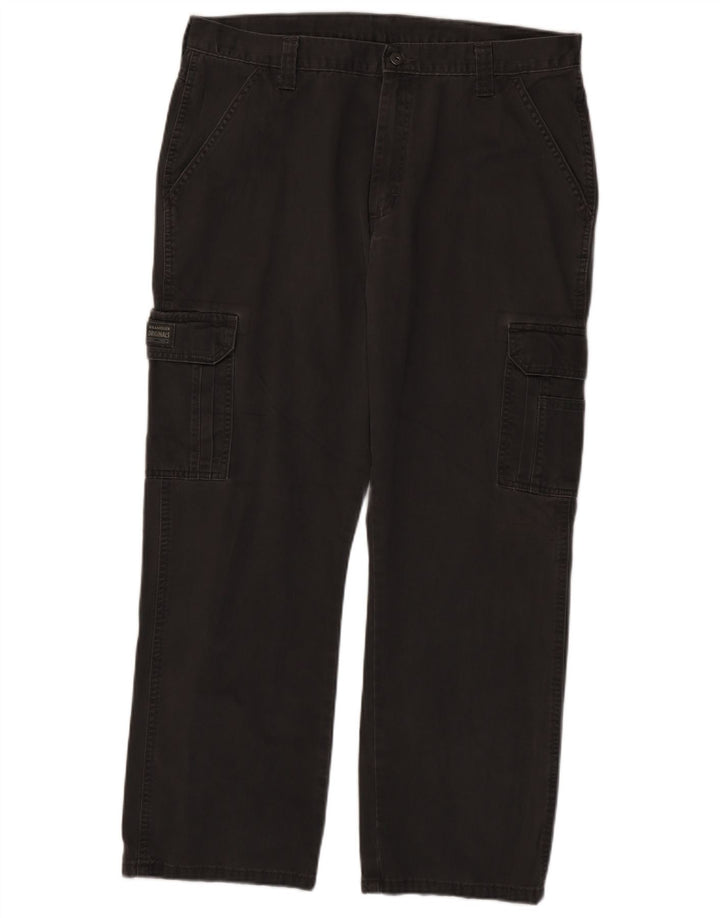 Pantaloni cargo dritti da uomo WRANGLER W36 L30 cotone grigio