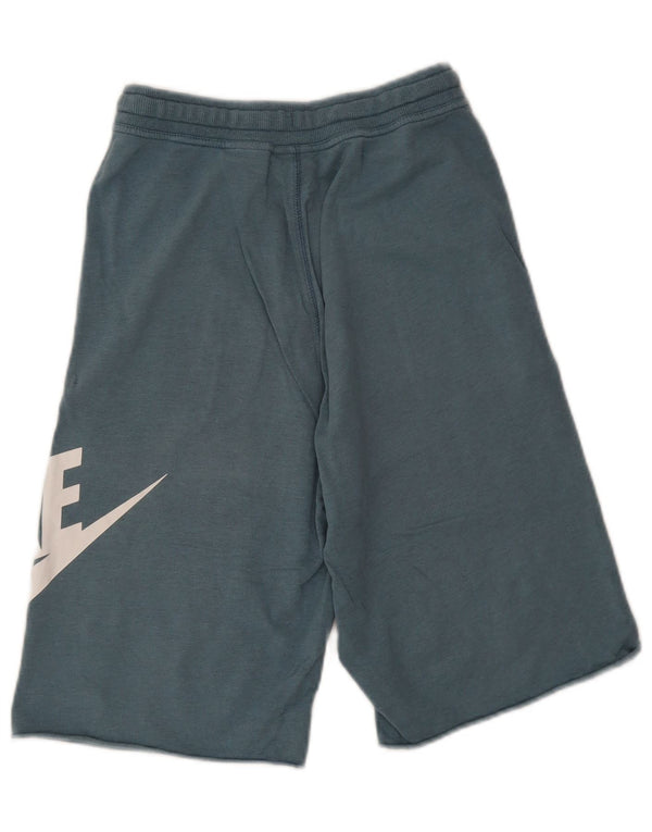 Pantaloncini sportivi Nike da ragazzo con grafica 13-14 anni XL in cotone blu