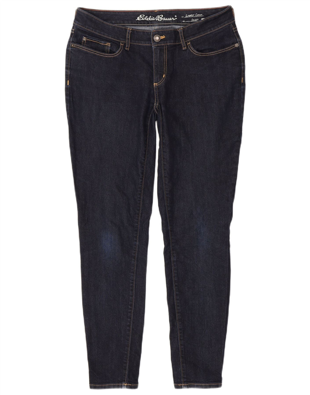 Eddie Bauer Womens Skinny Jeans US 6 Medium W32 L29 Navy Blue