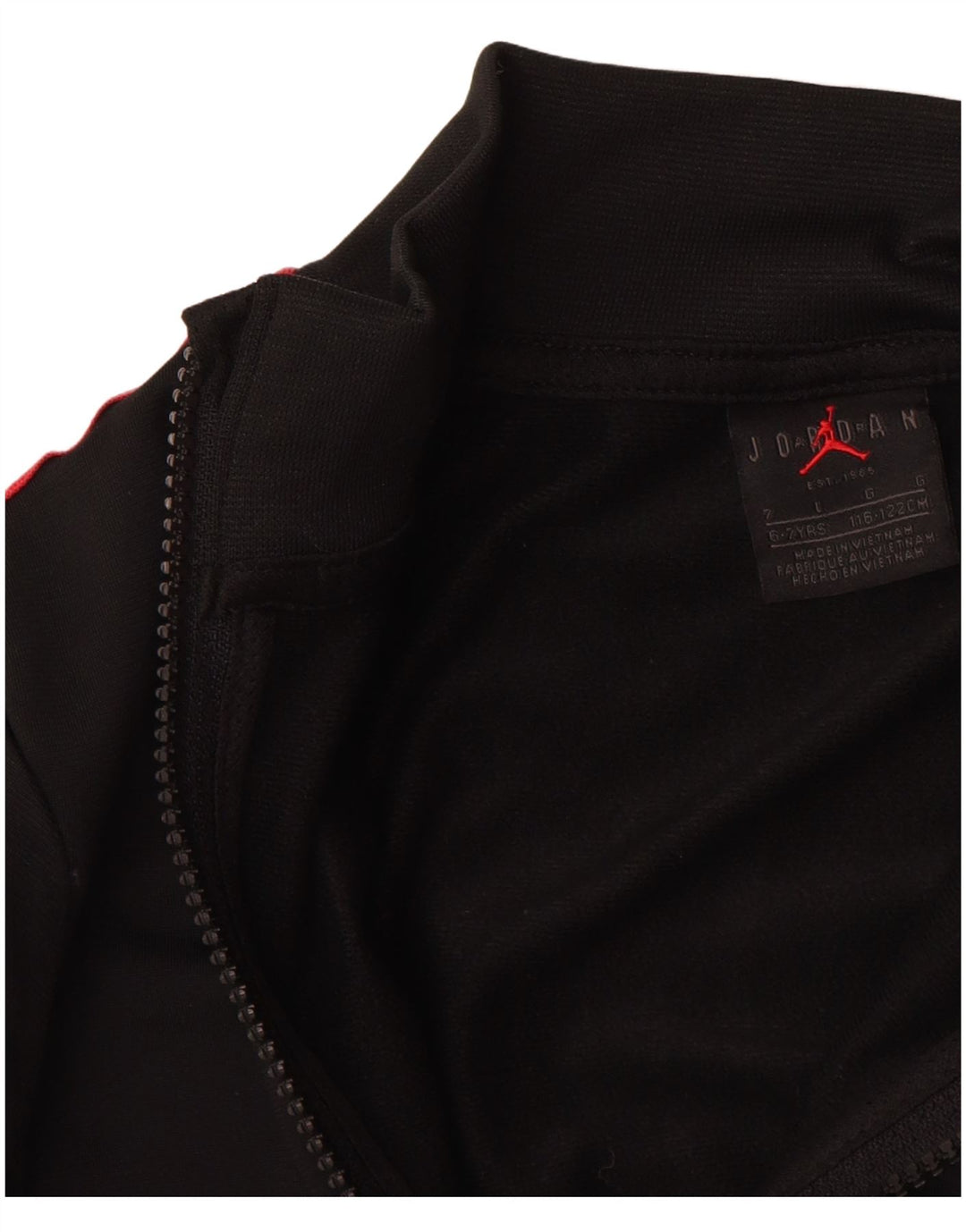 Giacca da ginnastica JORDAN da ragazzo con grafica 6-7 anni nera
