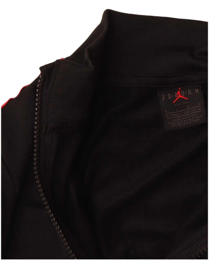 Giacca da ginnastica JORDAN da ragazzo con grafica 6-7 anni nera