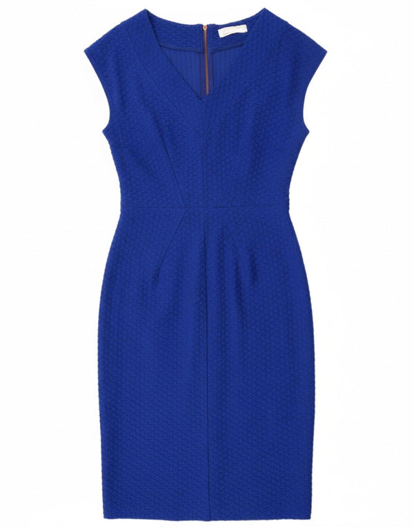 CLOSET Womens Bodycon Dress UK 10 Small  Blue Polyester
