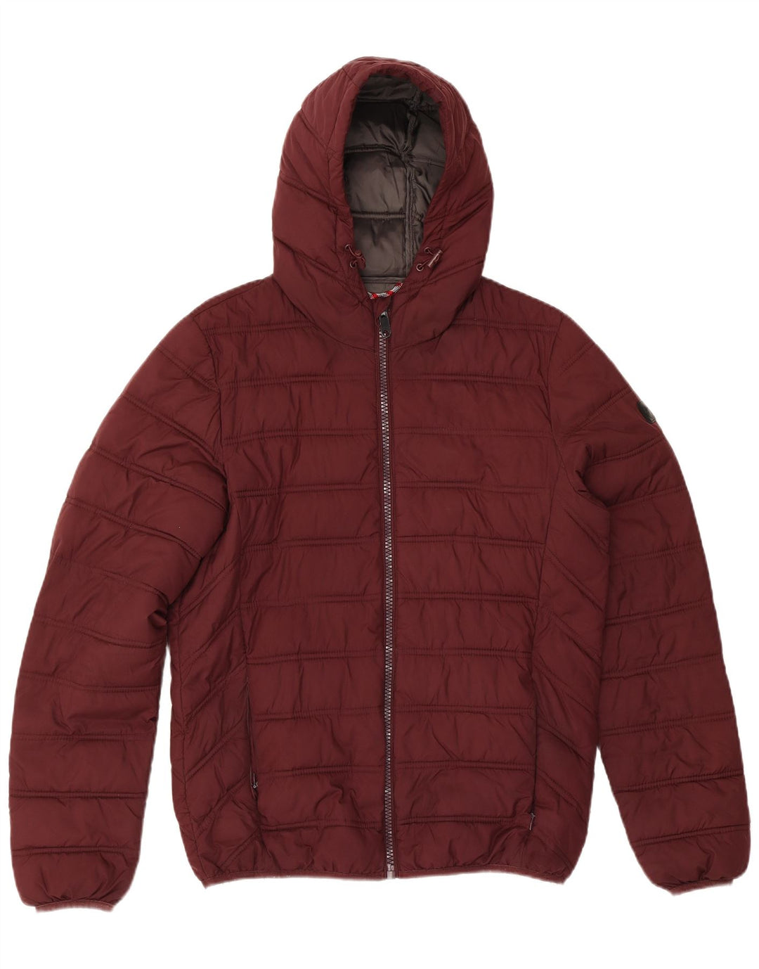 Giacca imbottita con cappuccio da uomo Liu Jo UK 38 Bordeaux medio Poliestere