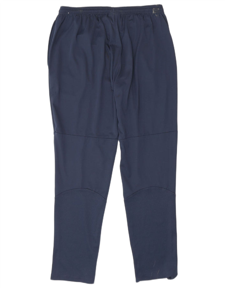 Pantaloni da tuta Nike Dri Fit da donna UK 14 Large in poliestere blu navy