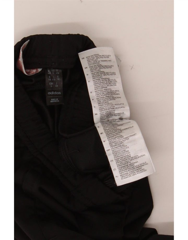 Pantaloni da tuta ADIDAS da ragazzo Joggers 4-5 anni Poliestere nero
