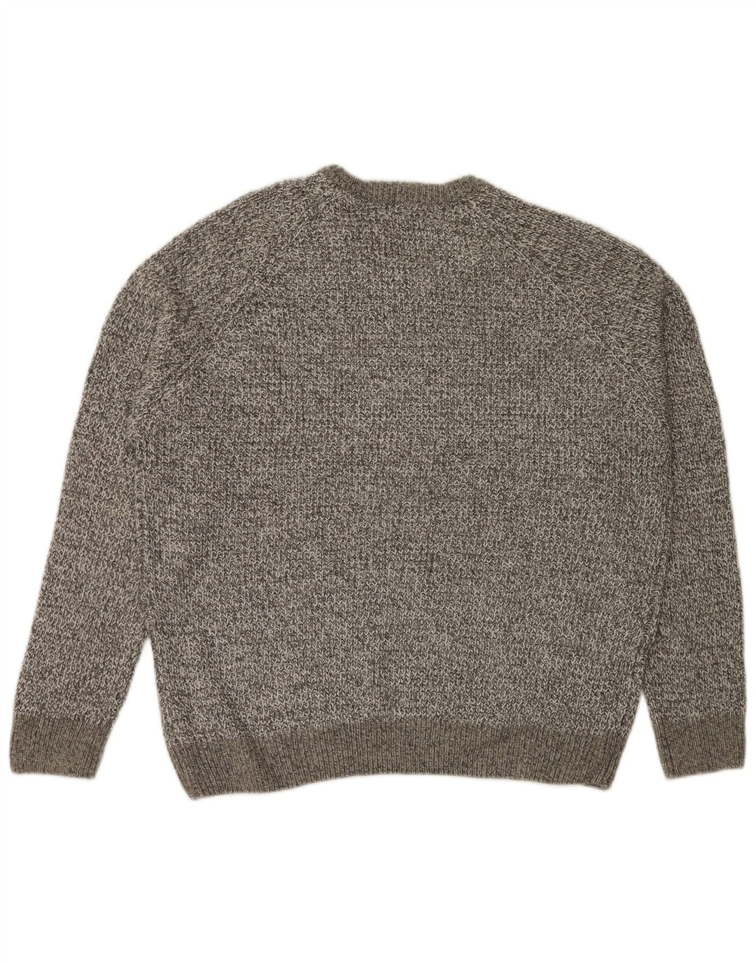 Maglione maglione girocollo da uomo Marks & Spencer 2XL Acrilico chiazzato grigio
