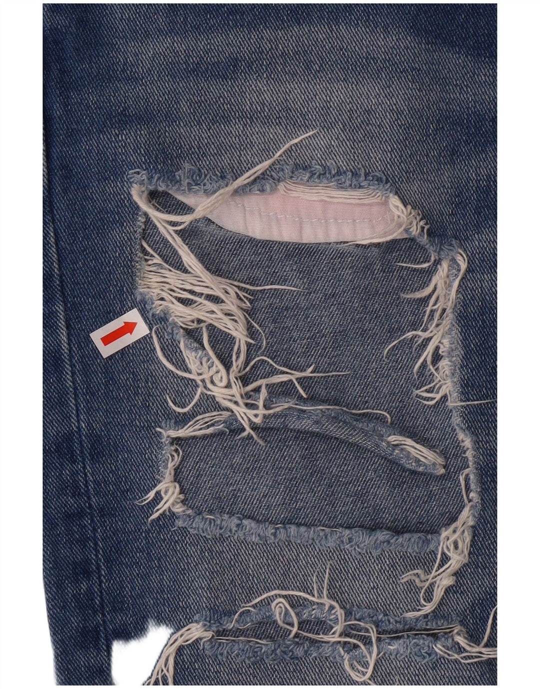 Jeans affusolati in difficoltà da donna Zara EU 34 2XS W24 L30 Blu Grunge