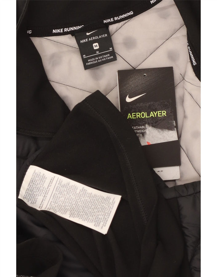 Gilet imbottito da uomo Nike UK 38 medio nero poliestere