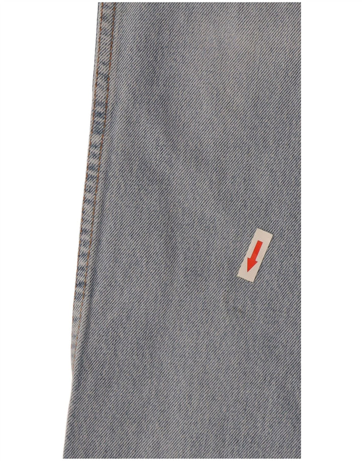Jeans dritti da uomo Wrangler W34 L30 cotone blu