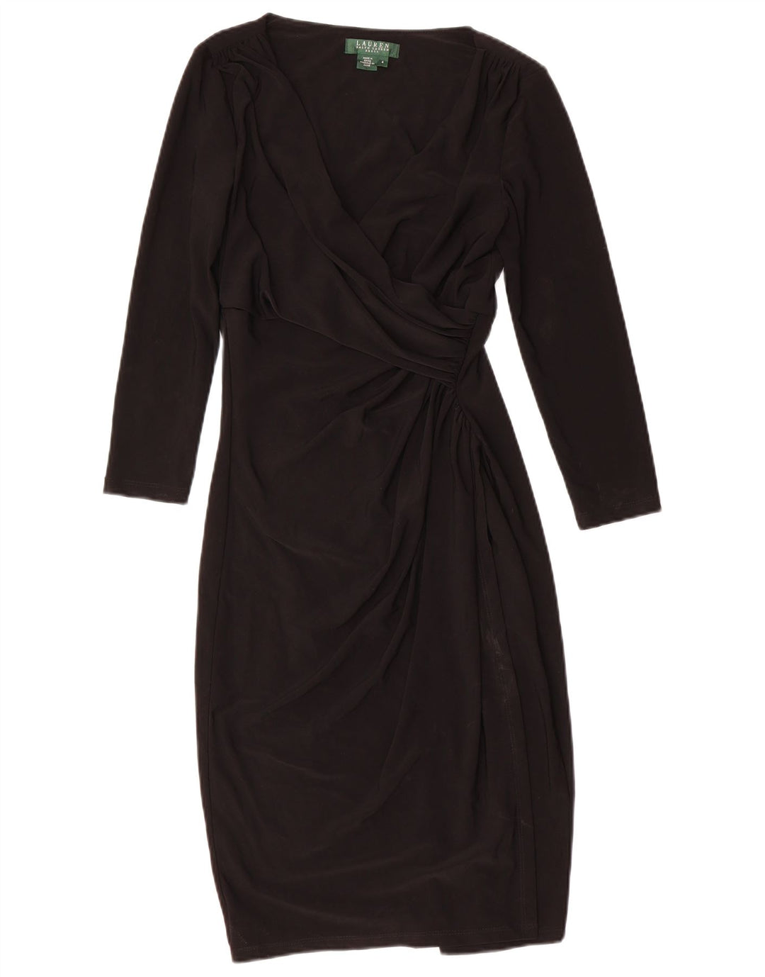 Abito tubino con maniche a 3/4 da donna Ralph Lauren US 4 Small Nero