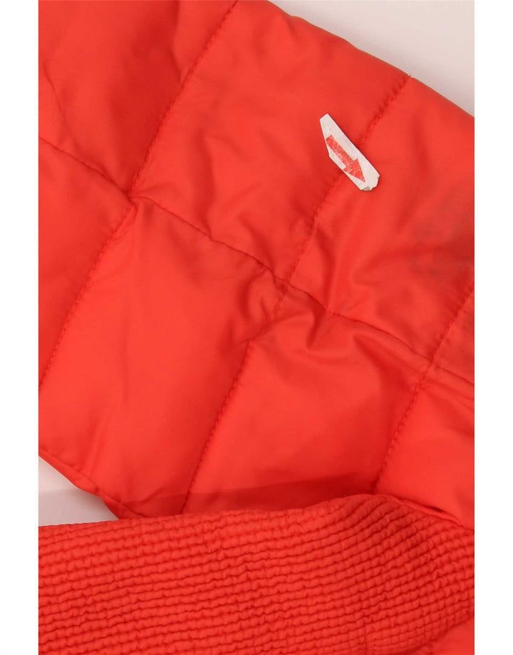 Giacca imbottita con cappuccio da donna Superdry UK 18 XL nylon rosso