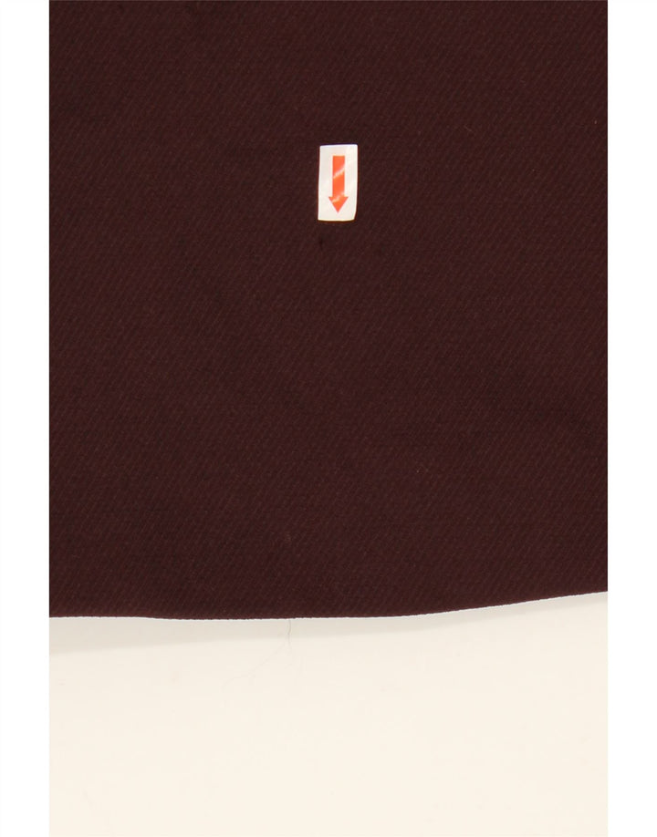 Gilet aperto da donna ZARA UK 10 piccolo marrone poliestere