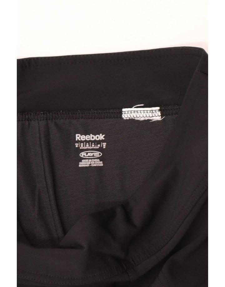 Pantaloni da tuta Reebok Capri da donna UK 12 medi neri