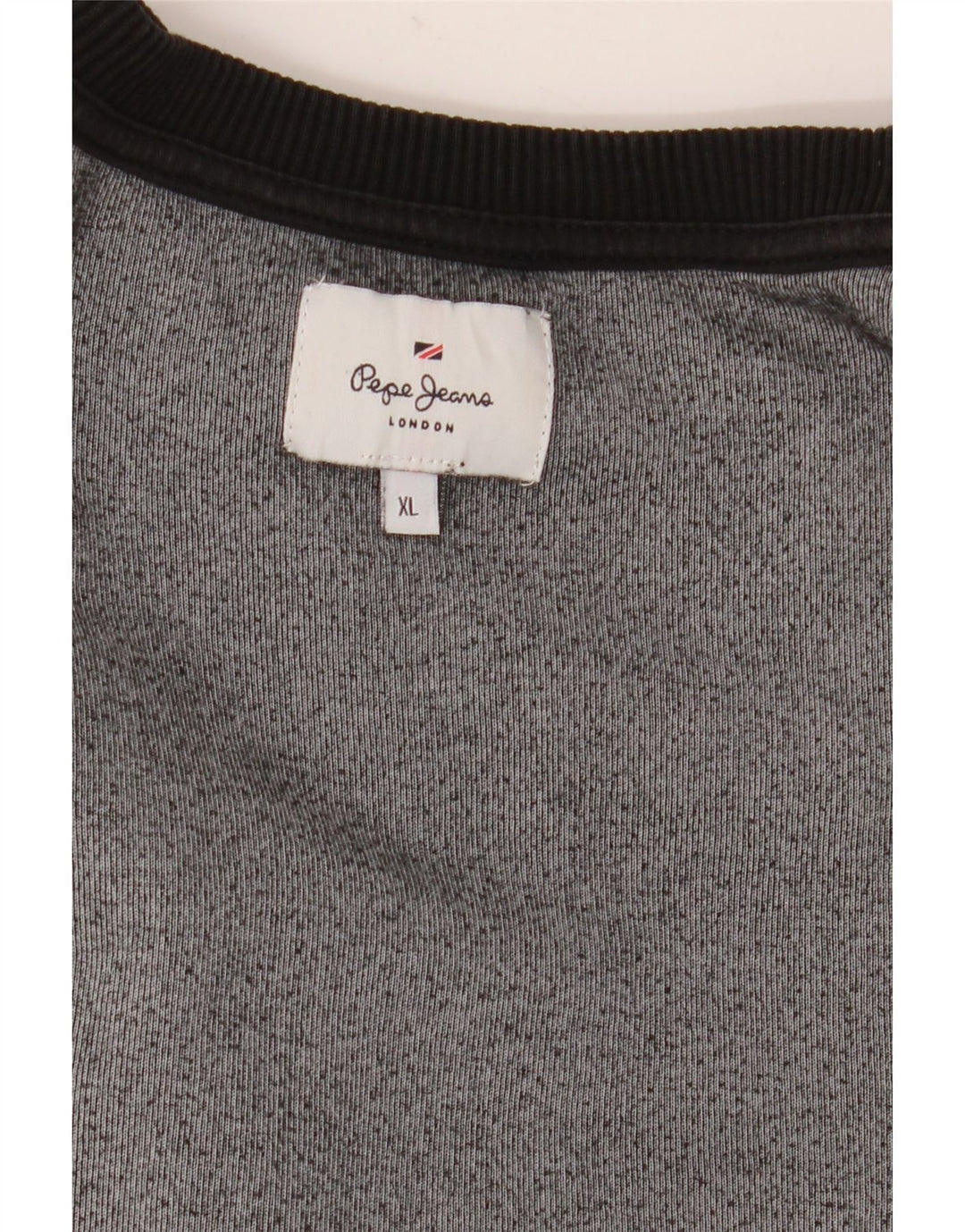 PEPE JEANS Felpa con grafica oversize da donna UK 18 XL Nera