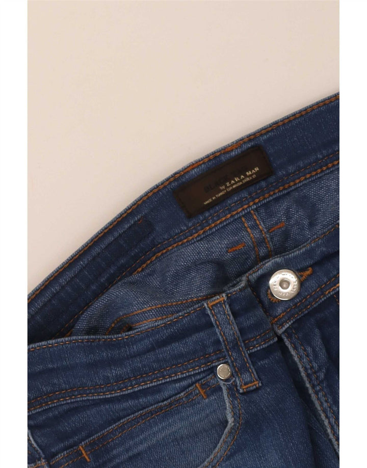 Jeans slim da uomo Zara EU 40 medio W31 L31 blu