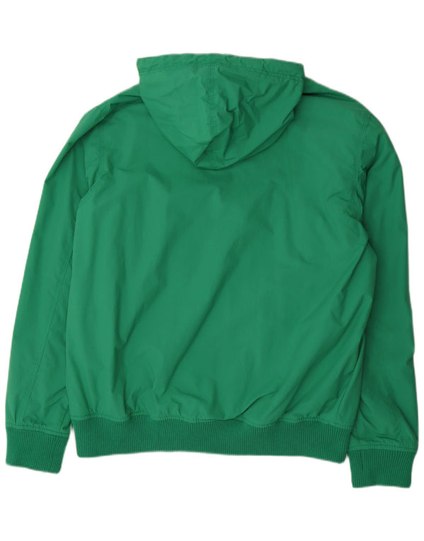 DICKIES Giubbotto bomber con cappuccio da uomo grande verde in poliammide